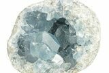 Crystal Filled Celestine (Celestite) Geode - Madagascar #271576-2